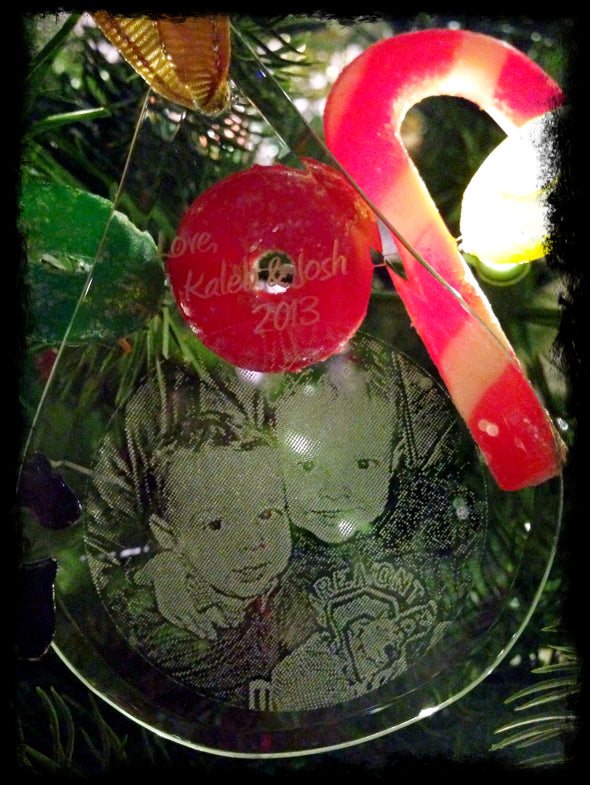 Glass keepsake ornaments
