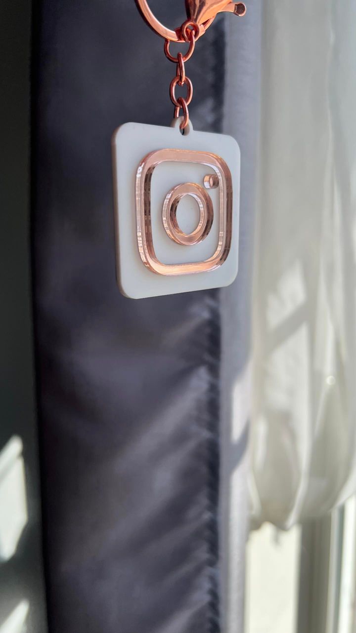 Personalized QR Code Keychain