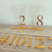 Acrylic Table Numbers