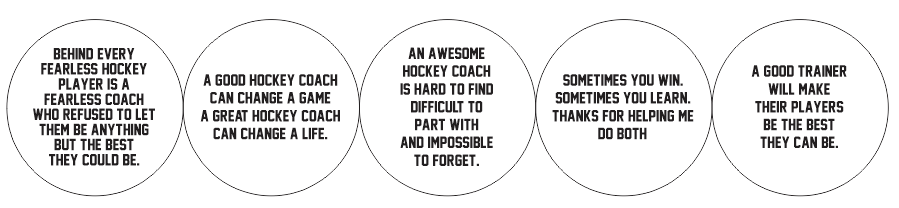 Personalized Coach Hockey Puck
