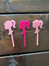 Barbie Cupcake Sticks