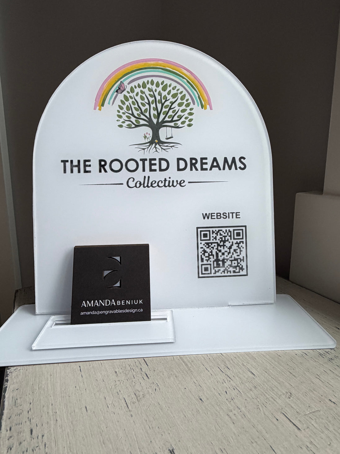 Custom Branded QR Sign