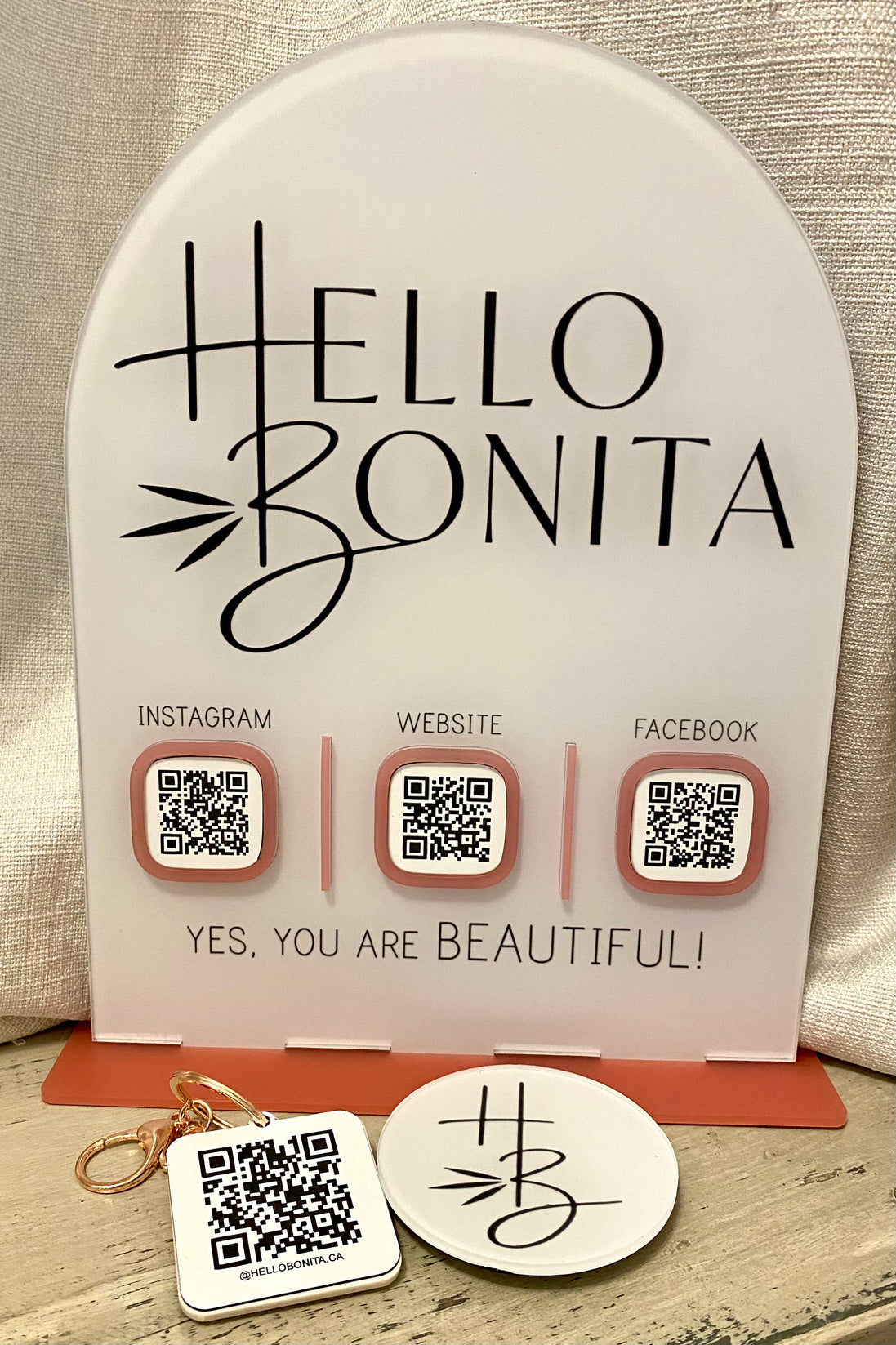 Custom Branded QR Sign