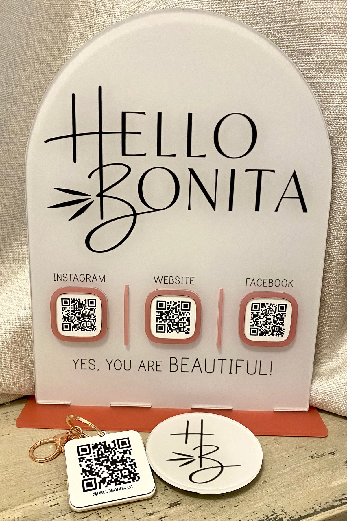 Custom Branded QR Sign