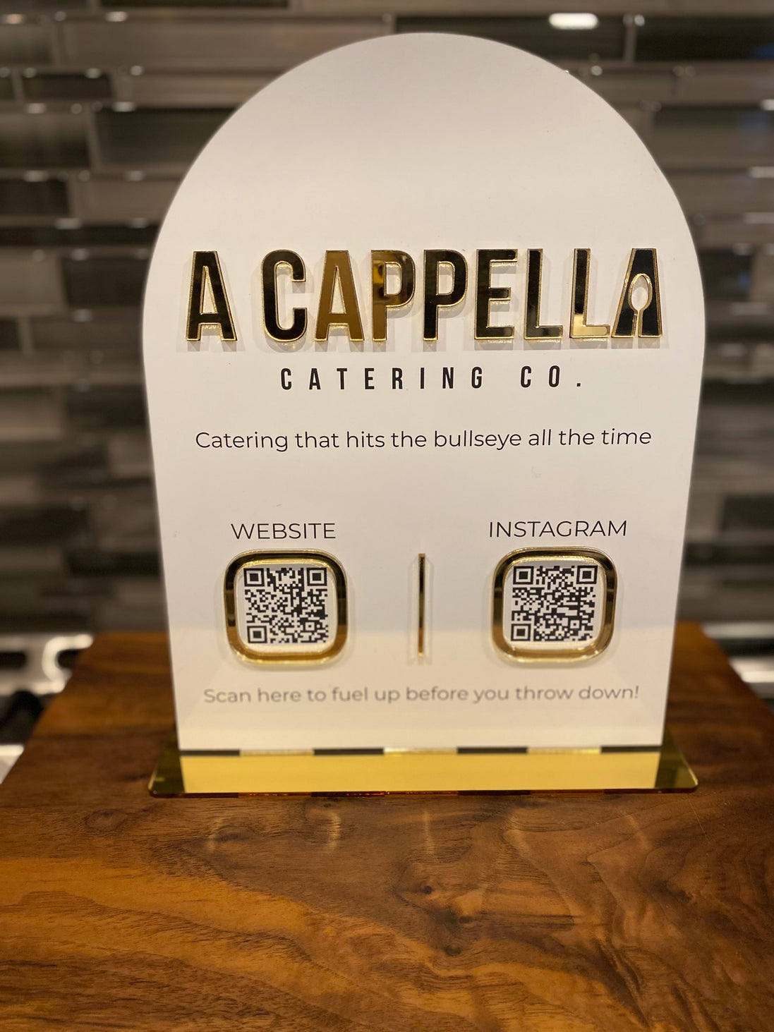 Custom Branded QR Sign