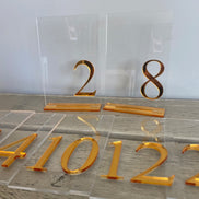Acrylic Table Numbers