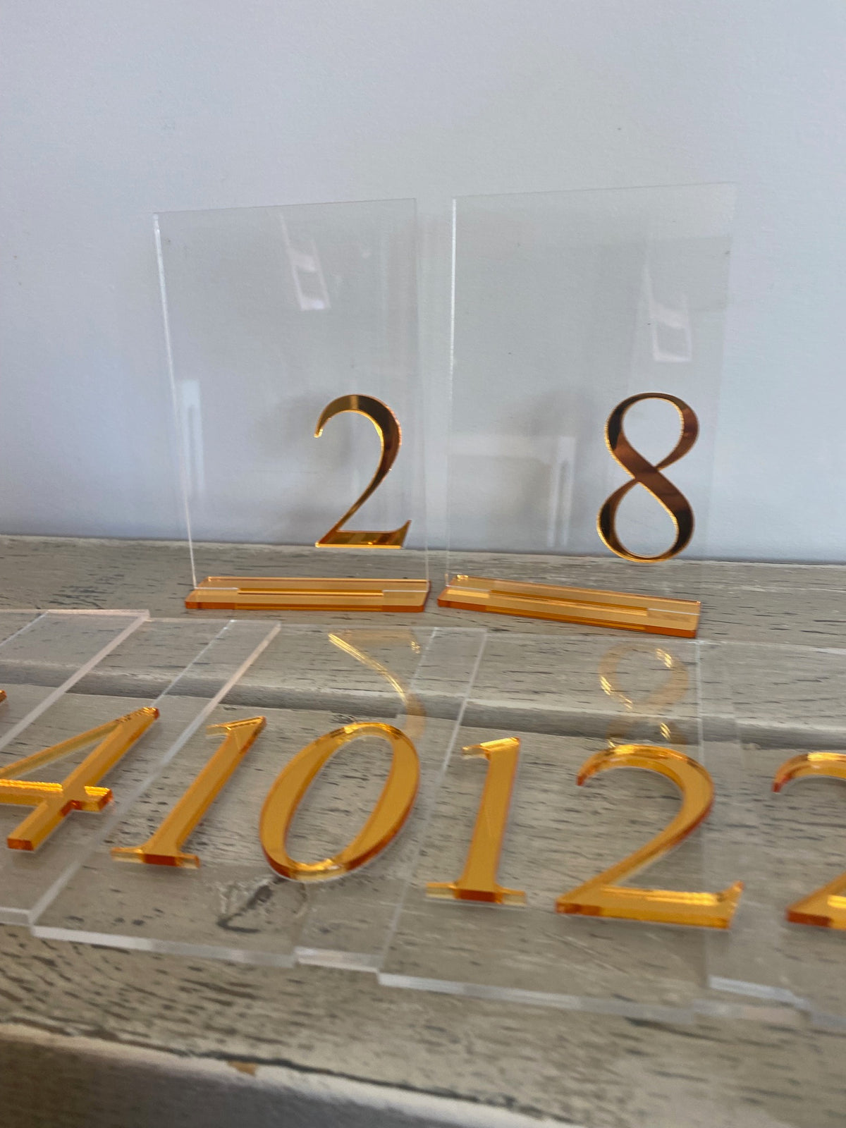 Acrylic Table Numbers