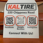Custom Branded QR Sign