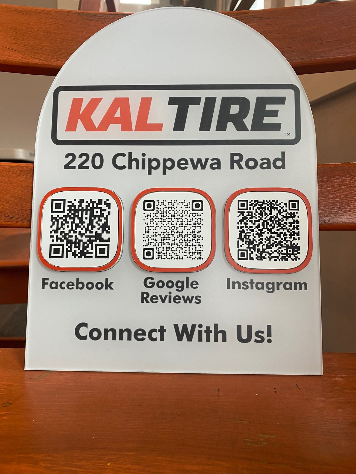 Custom Branded QR Sign