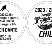 Personalized Coach Hockey Puck