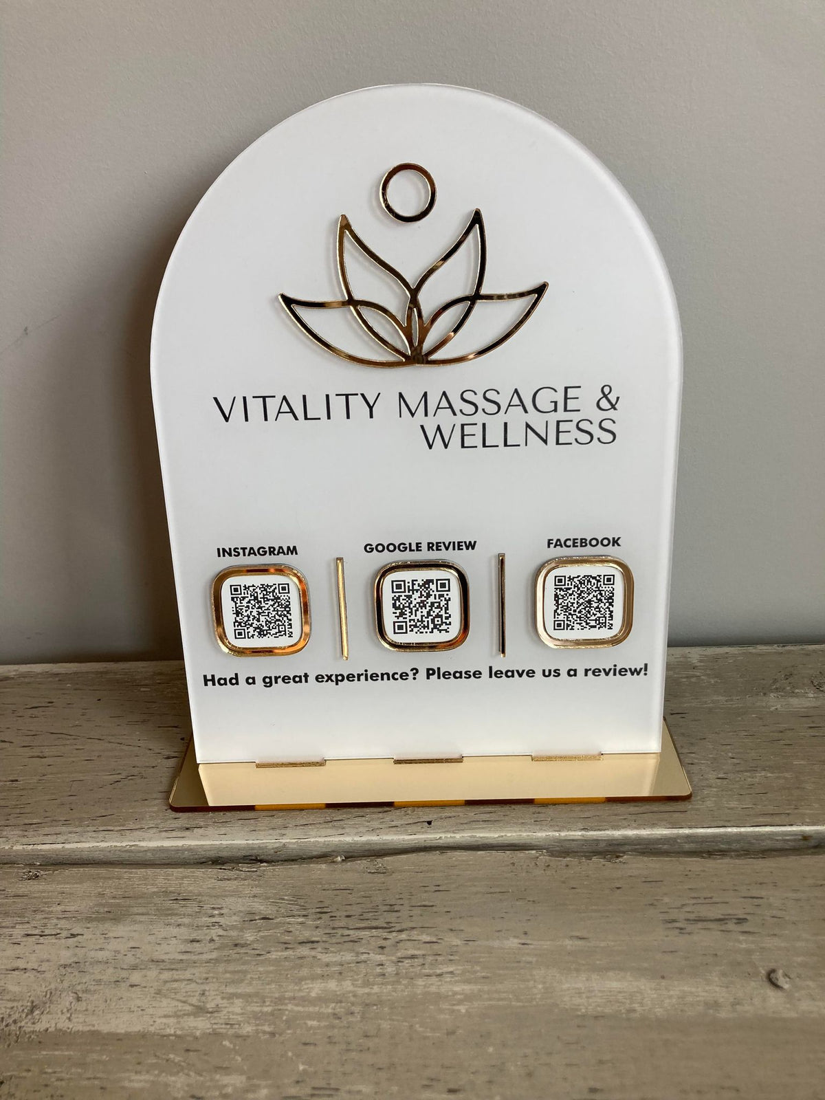 Custom Branded QR Sign
