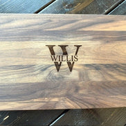 Personalized Walnut Cutting Board