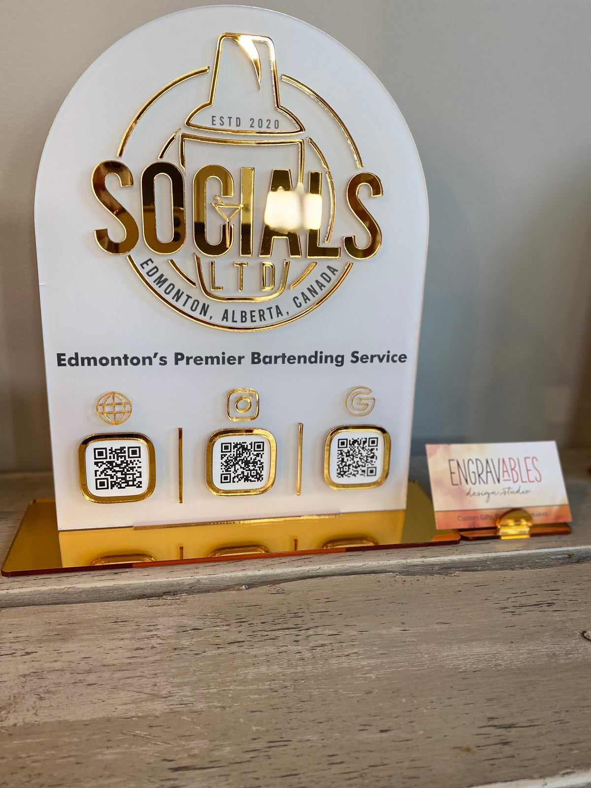 Custom Branded QR Sign