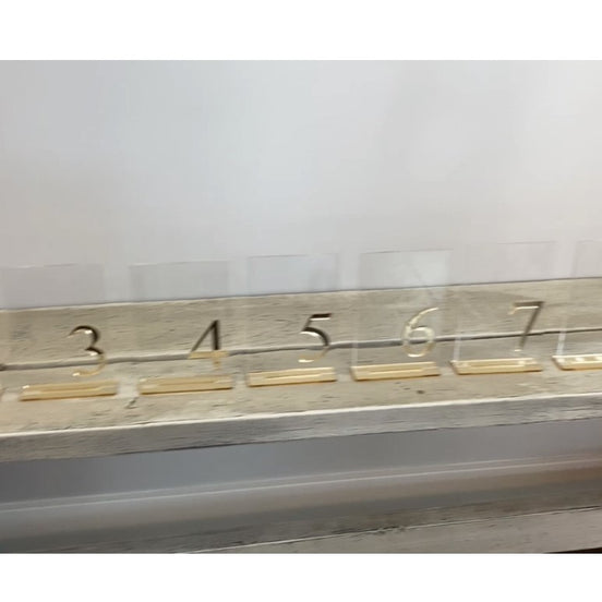 Acrylic Table Numbers