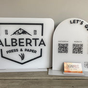 Custom Branded QR Sign