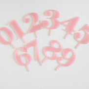 Numeric Cake Topper Sets