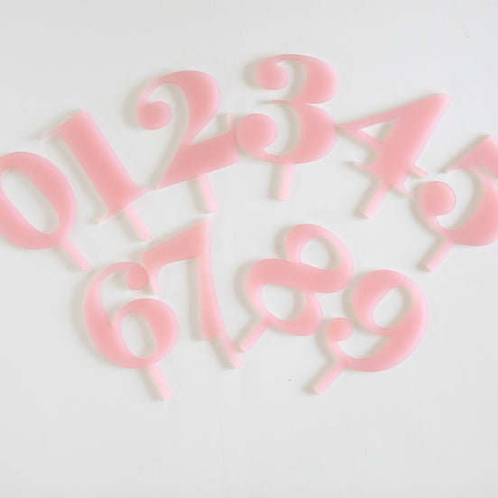 Numeric Cake Topper Sets