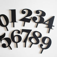 Numeric Cake Topper Sets