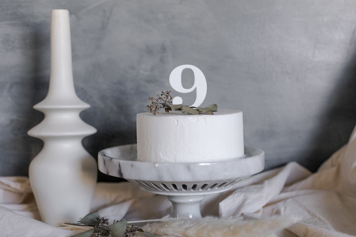 Numeric Cake Topper Sets
