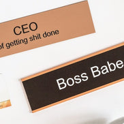 Humor Desk Plate