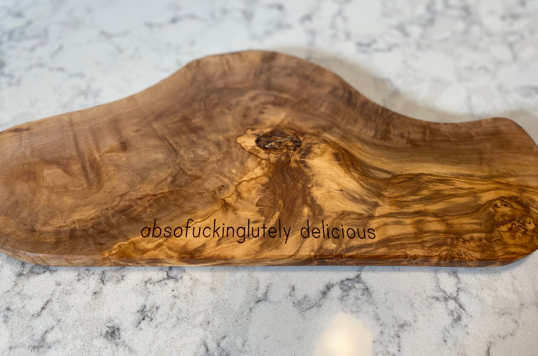 Custom Olive Wood Board