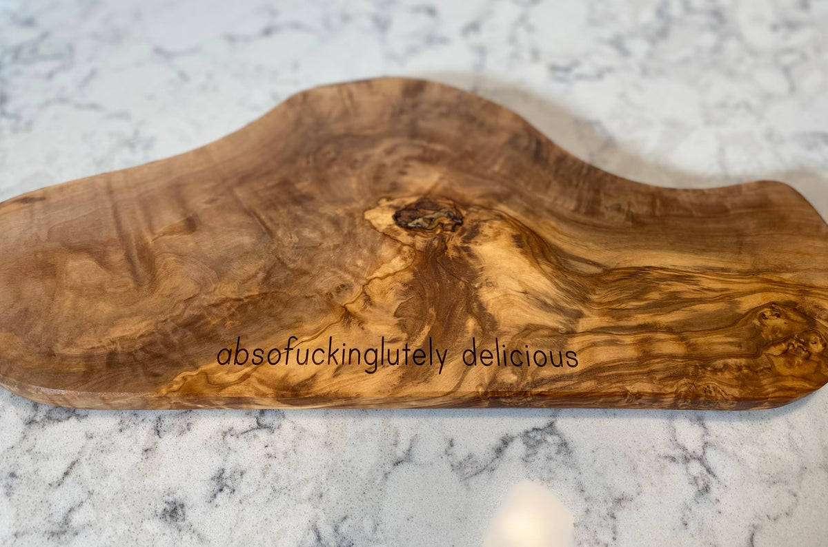 Custom Olive Wood Board