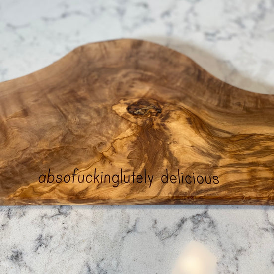 Custom Olive Wood Board