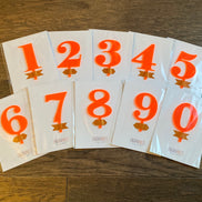 Numeric Cake Topper Sets