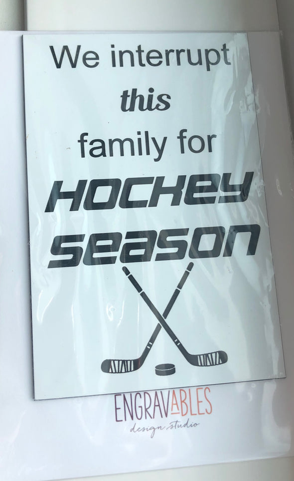 Hockey Humor Signs