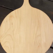 Round Cutting Board w/Handle