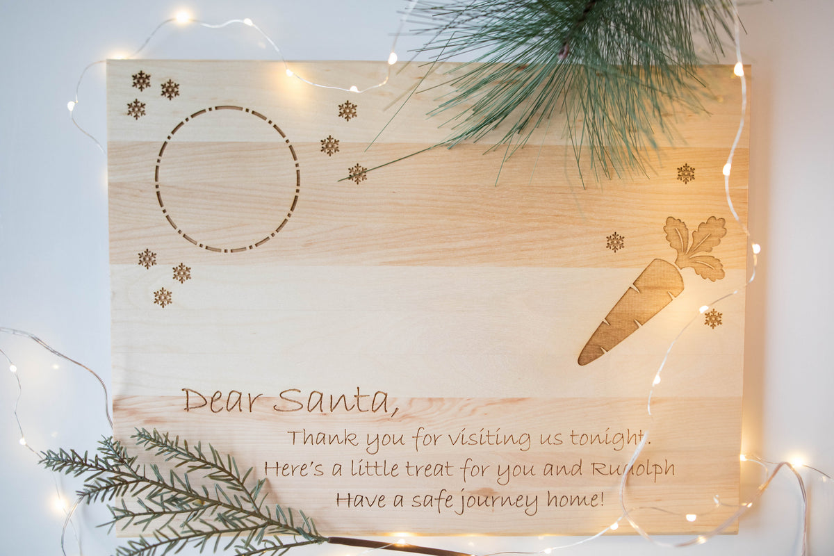 Dear Santa - Milk & Cookies Board