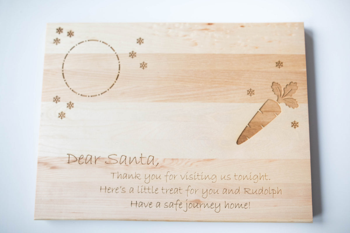 Dear Santa - Milk & Cookies Board